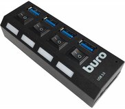 USB-концентратор Buro BU-HUB4-U3.0-L
