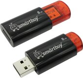 USB Flash накопитель 8Gb SmartBuy Click Black (SB8GBCL-K)