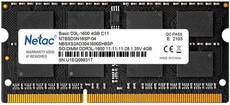 4Gb DDR-III 1600MHz Netac SO-DIMM (NTBSD3N16SP-04)