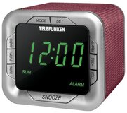 Радиобудильник Telefunken TF-1505 Bordo/Green