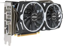Видеокарта AMD (ATI) Radeon RX 570 MSI PCI-E 8192Mb (RX 570 ARMOR 8G OC)