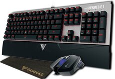 Клавиатура + мышь GAMDIAS HERMESE1 + DEMETER E2 + NYX E1 Black Switches
