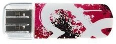 USB Flash накопитель 16Gb Verbatim Mini Graffiti Edition Red (49414)