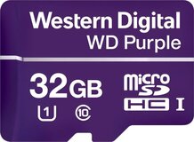 Карта памяти 32Gb MicroSD Western Digital Purple Class 10 (WDD032G1P0A)
