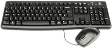 Клавиатура + мышь Logitech Desktop MK120 Black