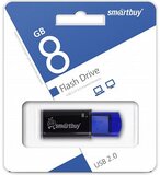 USB Flash накопитель 8Gb SmartBuy Click Blue (SB8GBCL-B)