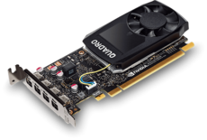 Профессиональная видеокарта nVidia Quadro P1000 PNY PCI-E 4096Mb (VCQP1000BLK-5) OEM