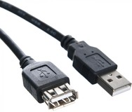Кабель удлинительный Telecom USB 2.0 A (M) - A (F), 1.5м (TUS6990-1.5M)
