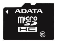 Карта памяти 8Gb MicroSD ADATA Class 4 (AUSDH8GCL4-R)