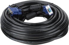 Кабель удлинительный VCOM VGA (M) - VGA (F), 20м (VVG6460-20M)