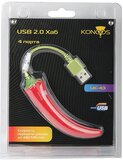 USB-концентратор Konoos UK-43