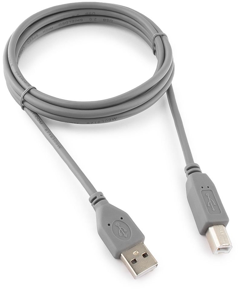 Кабель Gembird USB 2.0 A (M) - B (M), 1.8м (CCP-USB2-AMBM-6G)