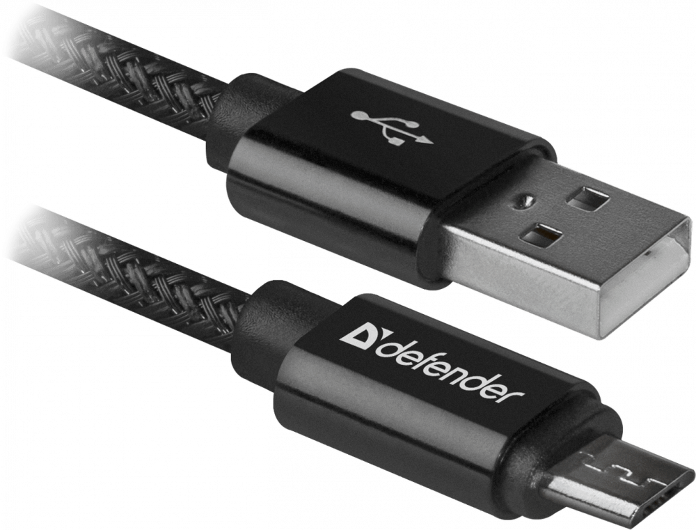 Кабель Defender USB 2.0 A (M) - Micro USB B (M), 1м (USB08-03T)