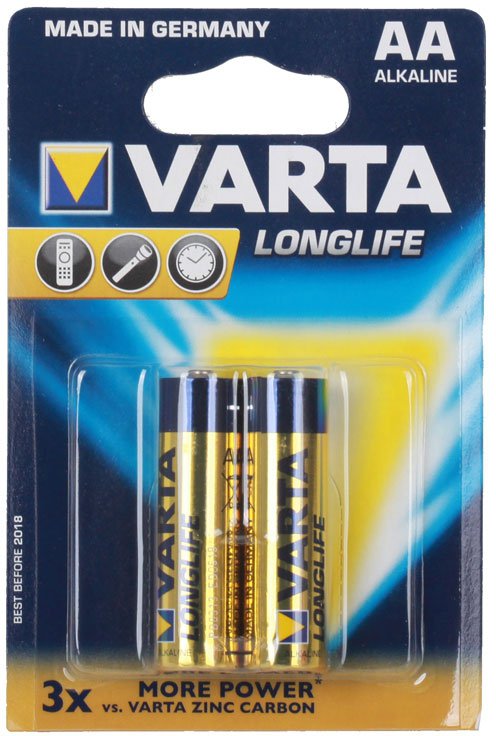 Батарейка Varta Long Life (AA, 2 шт)