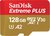 Карта памяти 128Gb MicroSD SanDisk Extreme Plus Class 10 + адаптер (SDSQXBZ-128G-GN6MA)