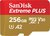 Карта памяти 256Gb MicroSD SanDisk Extreme Plus Class 10 + адаптер (SDSQXBZ-256G-GN6MA)