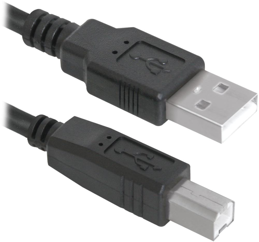 Кабель Defender USB 2.0 A (M) - USB B (M), 1.8м (USB04-06)